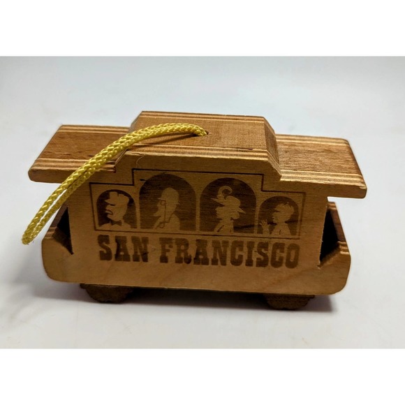 Vintage San Francisco Trolley Car 1981 The Toy Crafter - Picture 2 of 4